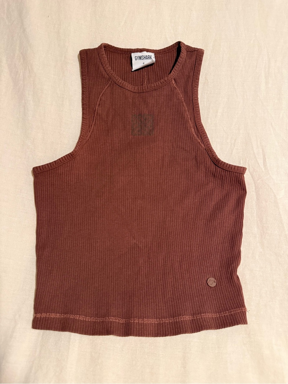 Gymshark Ribbed Crop Tank - Picture 1 of 5
